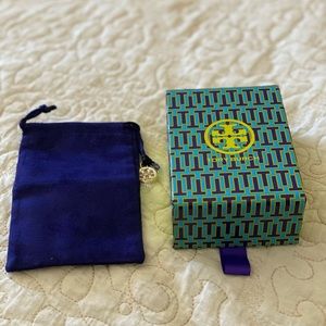 Tory Burch Jewelry bag and box
